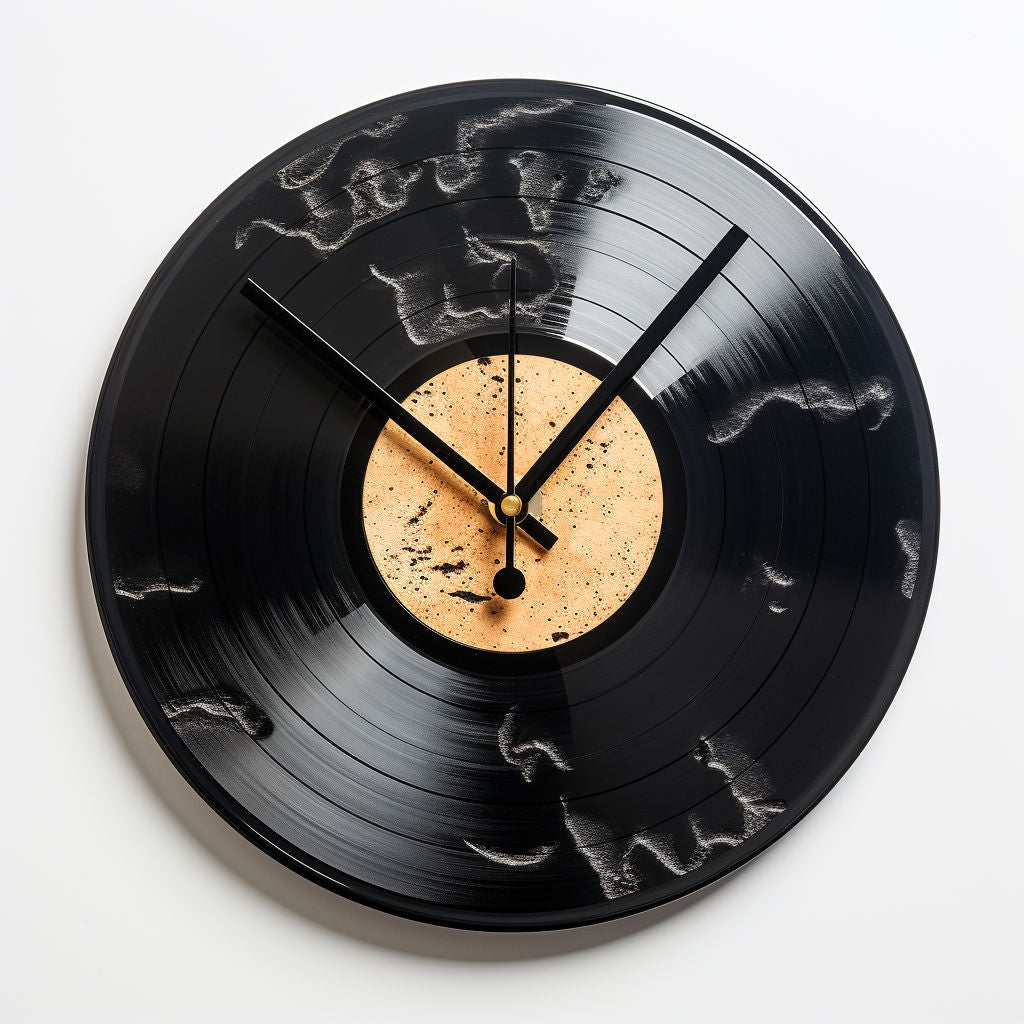 Photo of Upcycled Vinyl Record Clock - Sustainable Timekeeping with a Retro Twist